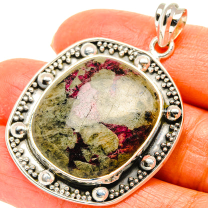 Russian Eudialyte Pendants handcrafted by Ana Silver Co - PD29419