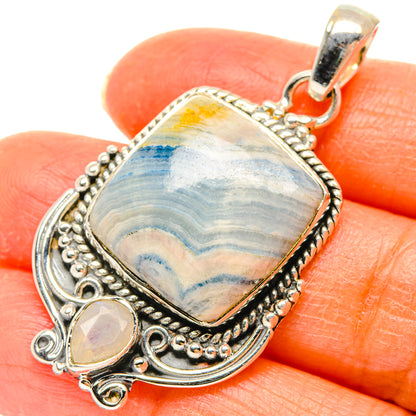 Blue Scheelite Pendants handcrafted by Ana Silver Co - PD29420