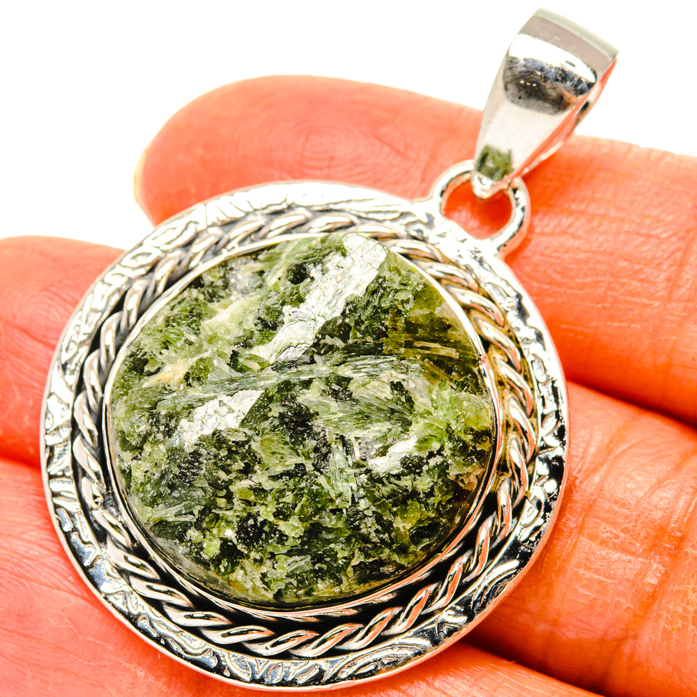 Green Aventurine Pendants handcrafted by Ana Silver Co - PD29421