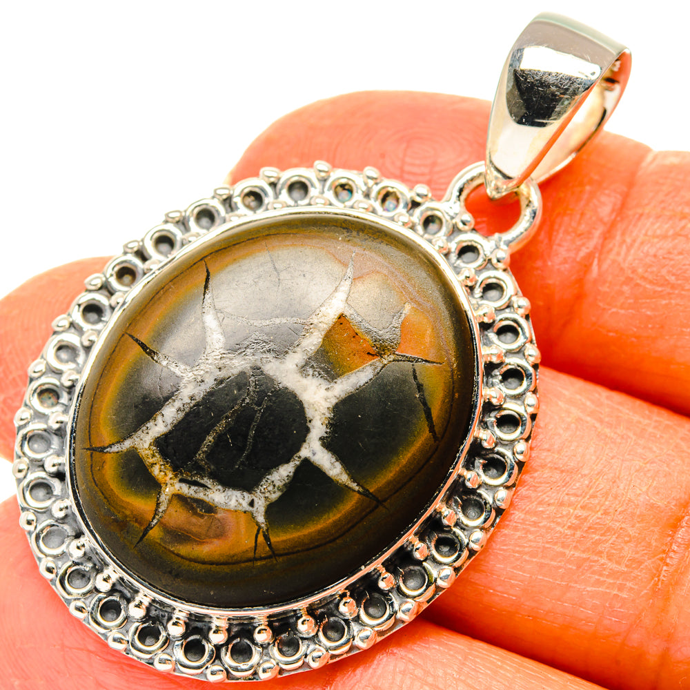 Septarian Geode Pendants handcrafted by Ana Silver Co - PD29443