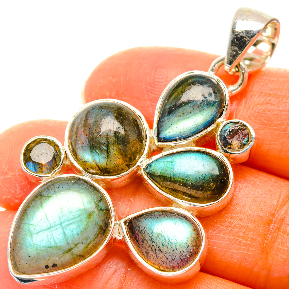 Labradorite Pendants handcrafted by Ana Silver Co - PD29444