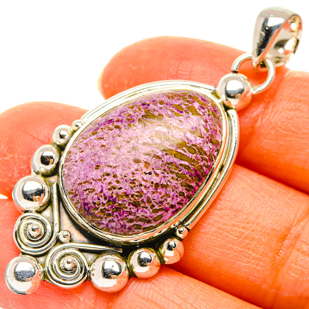 Stichtite Pendants handcrafted by Ana Silver Co - PD29446