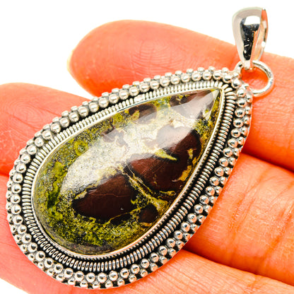 Dragon's Blood Stone Pendants handcrafted by Ana Silver Co - PD29449