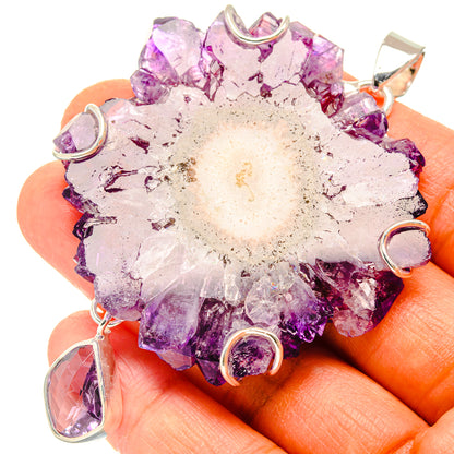 Amethyst Solar Quartz Pendants handcrafted by Ana Silver Co - PD29456
