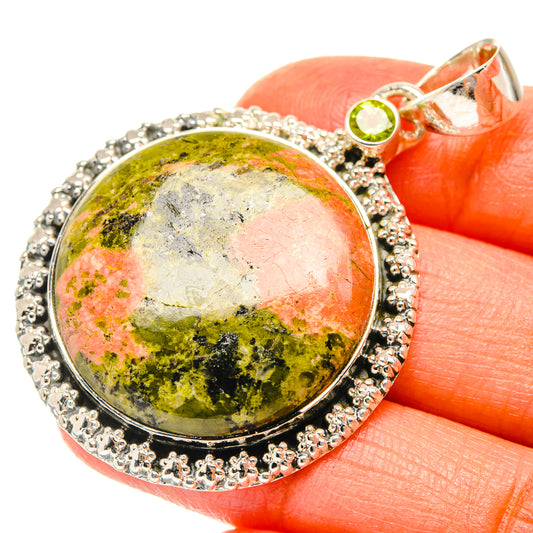 Unakite Pendants handcrafted by Ana Silver Co - PD29461