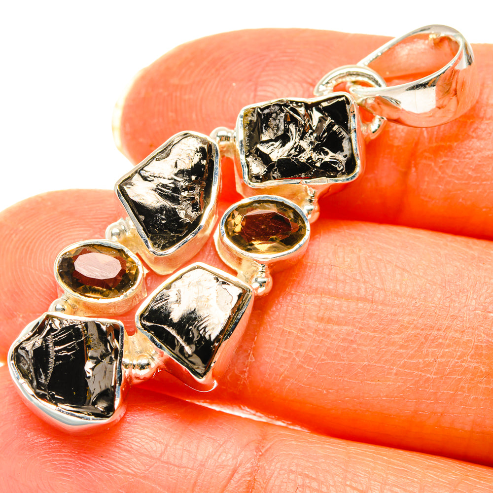 Shungite Pendants handcrafted by Ana Silver Co - PD29490