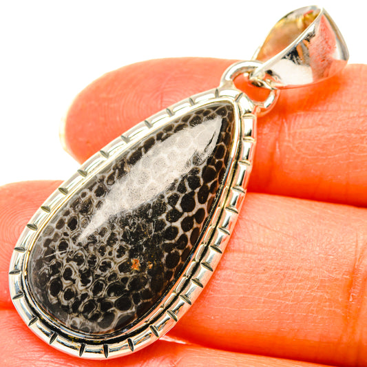Stingray Coral Pendants handcrafted by Ana Silver Co - PD29494