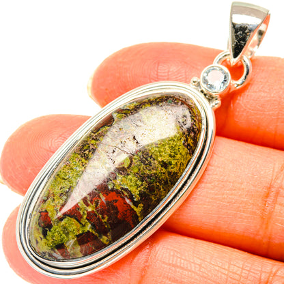 Dragon's Blood Stone Pendants handcrafted by Ana Silver Co - PD29495
