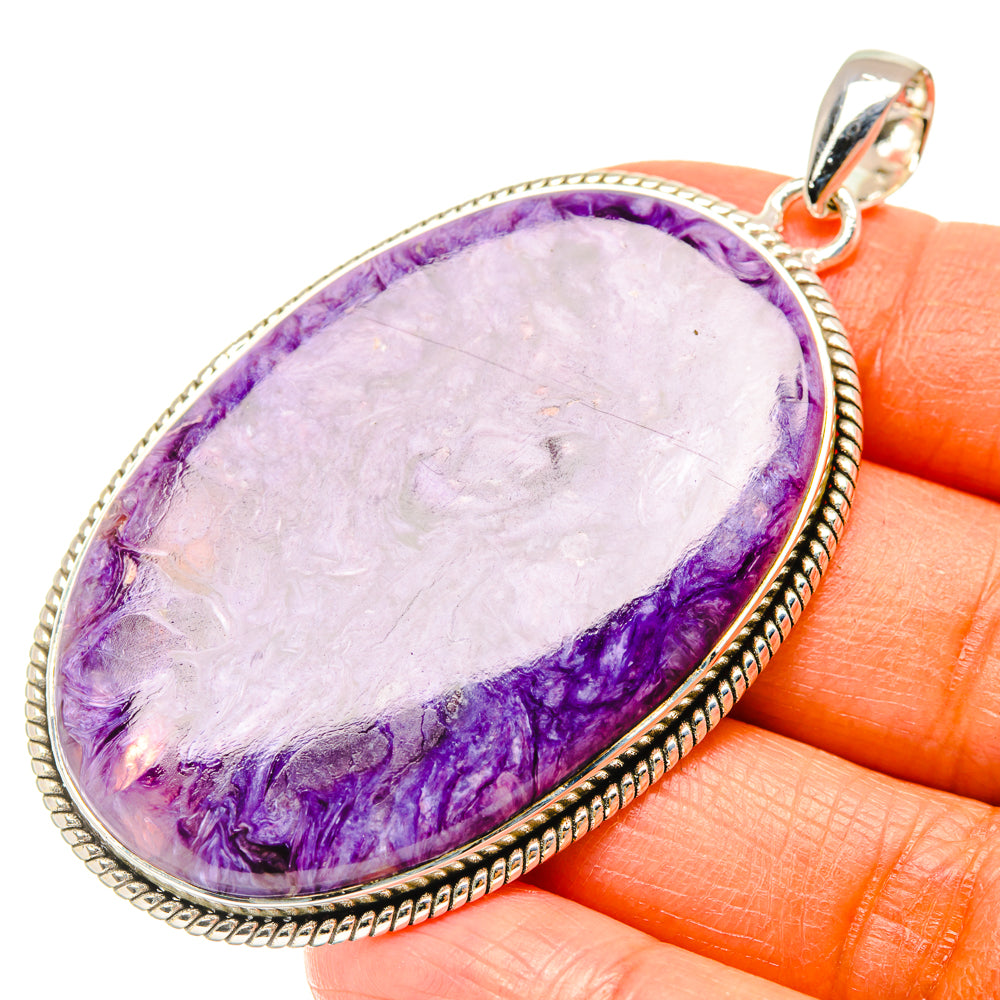 Charoite Pendants handcrafted by Ana Silver Co - PD29505