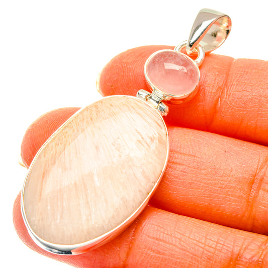 Scolecite Pendants handcrafted by Ana Silver Co - PD29506