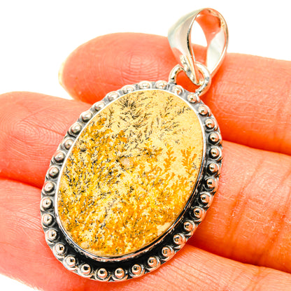 Germany Psilomelane Dendrite Pendants handcrafted by Ana Silver Co - PD29511