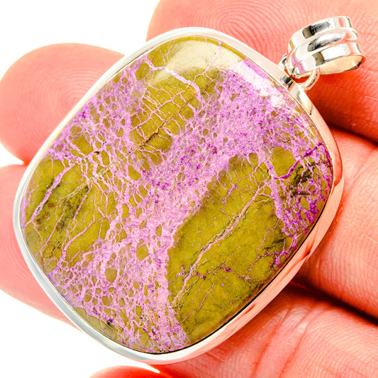 Stichtite Pendants handcrafted by Ana Silver Co - PD29515