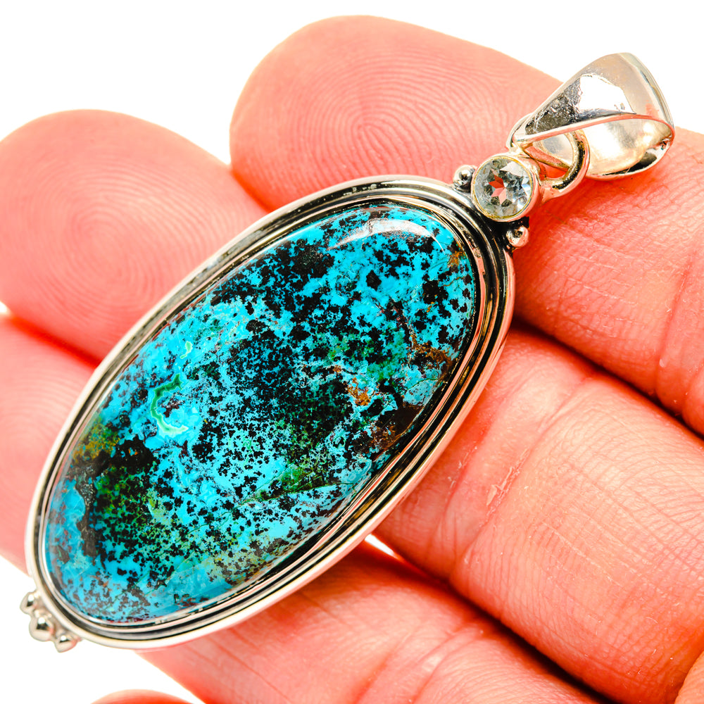 Shattuckite Pendants handcrafted by Ana Silver Co - PD29519