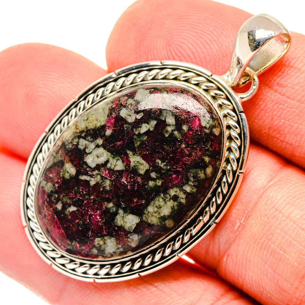 Russian Eudialyte Pendants handcrafted by Ana Silver Co - PD29522