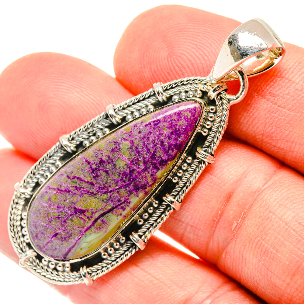 Stichtite Pendants handcrafted by Ana Silver Co - PD29524