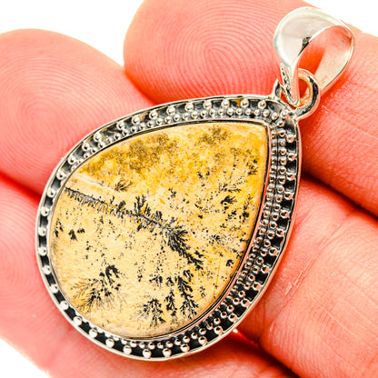 Germany Psilomelane Dendrite Pendants handcrafted by Ana Silver Co - PD29538