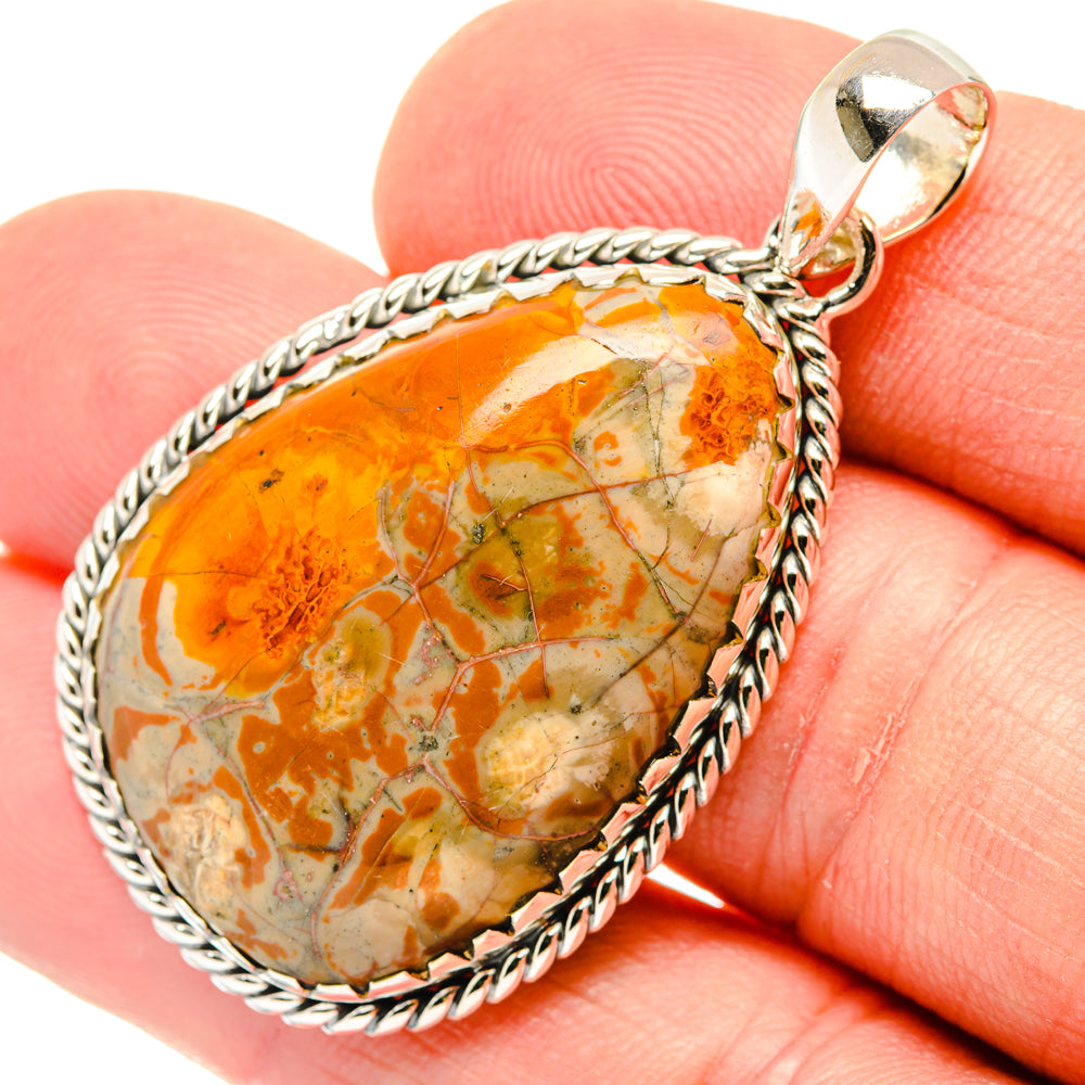 Poppy Jasper Pendants handcrafted by Ana Silver Co - PD29548