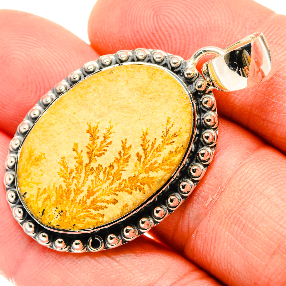 Germany Psilomelane Dendrite Pendants handcrafted by Ana Silver Co - PD29568