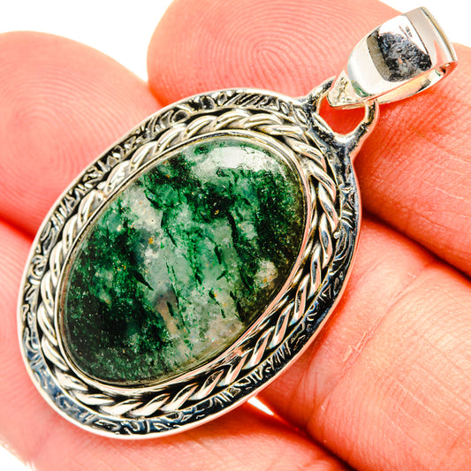 Green Aventurine Pendants handcrafted by Ana Silver Co - PD29572