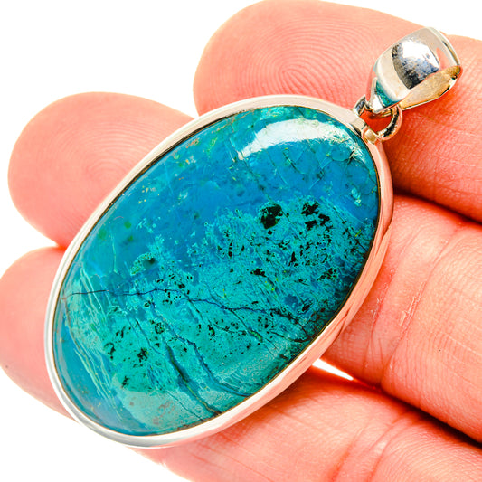 Chrysocolla Pendants handcrafted by Ana Silver Co - PD29576