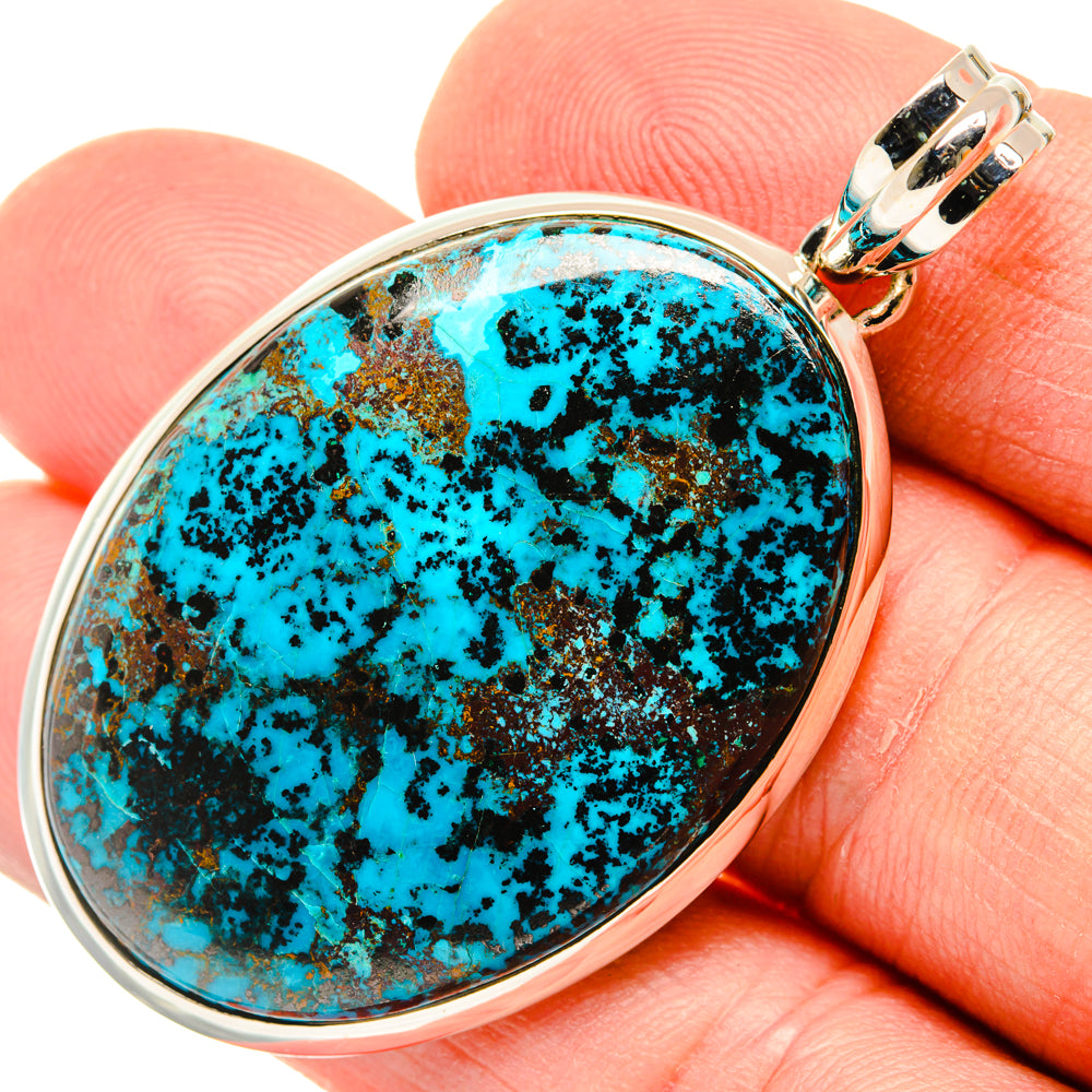 Shattuckite Pendants handcrafted by Ana Silver Co - PD29578