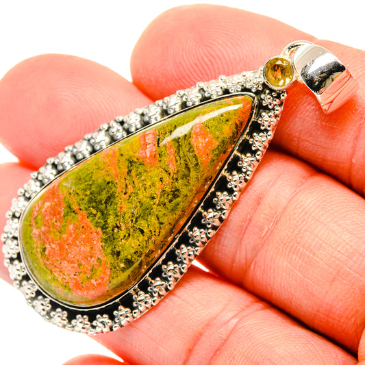Unakite Pendants handcrafted by Ana Silver Co - PD29583