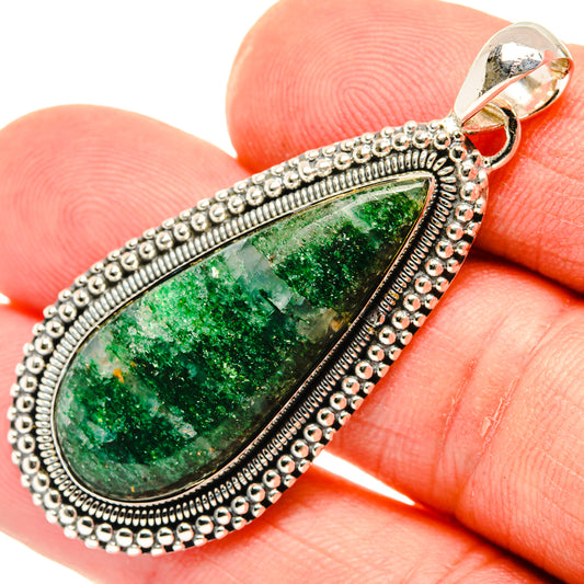 Green Aventurine Pendants handcrafted by Ana Silver Co - PD29584
