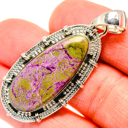 Stichtite Pendants handcrafted by Ana Silver Co - PD29589