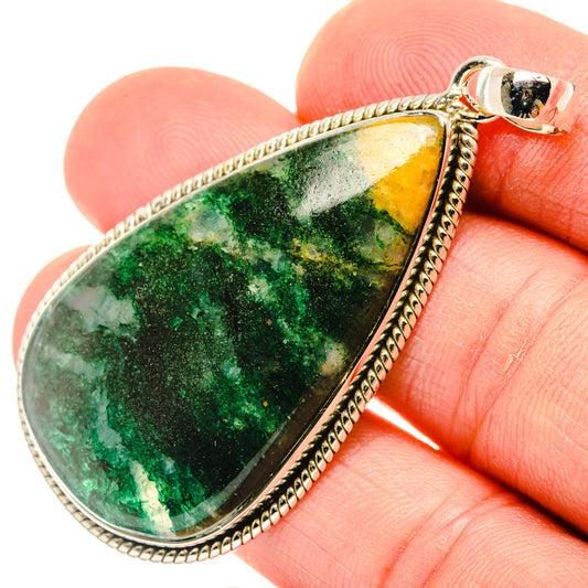 Green Aventurine Pendants handcrafted by Ana Silver Co - PD29593