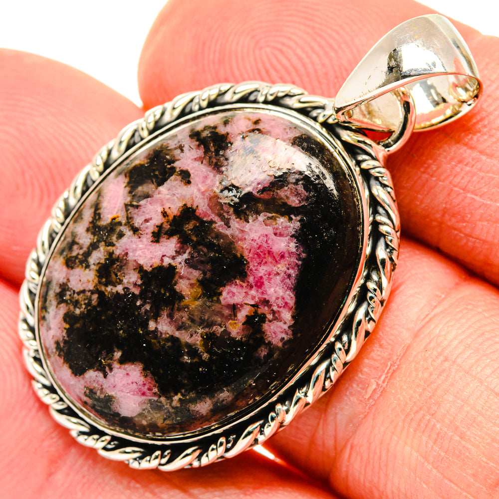 Rhodonite Pendants handcrafted by Ana Silver Co - PD29602