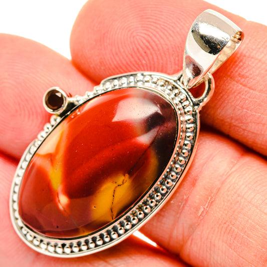 Mookaite, Garnet Pendants handcrafted by Ana Silver Co - PD29604