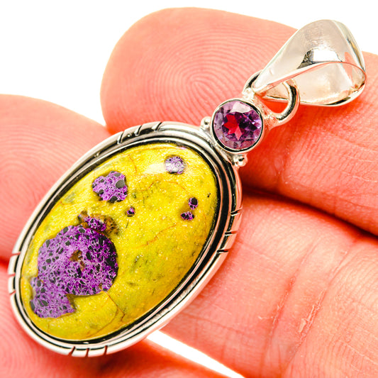 Atlantisite, Amethyst Pendants handcrafted by Ana Silver Co - PD29610