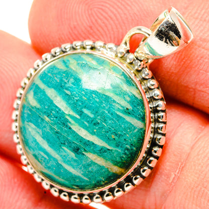 Amazonite Pendants handcrafted by Ana Silver Co - PD29616