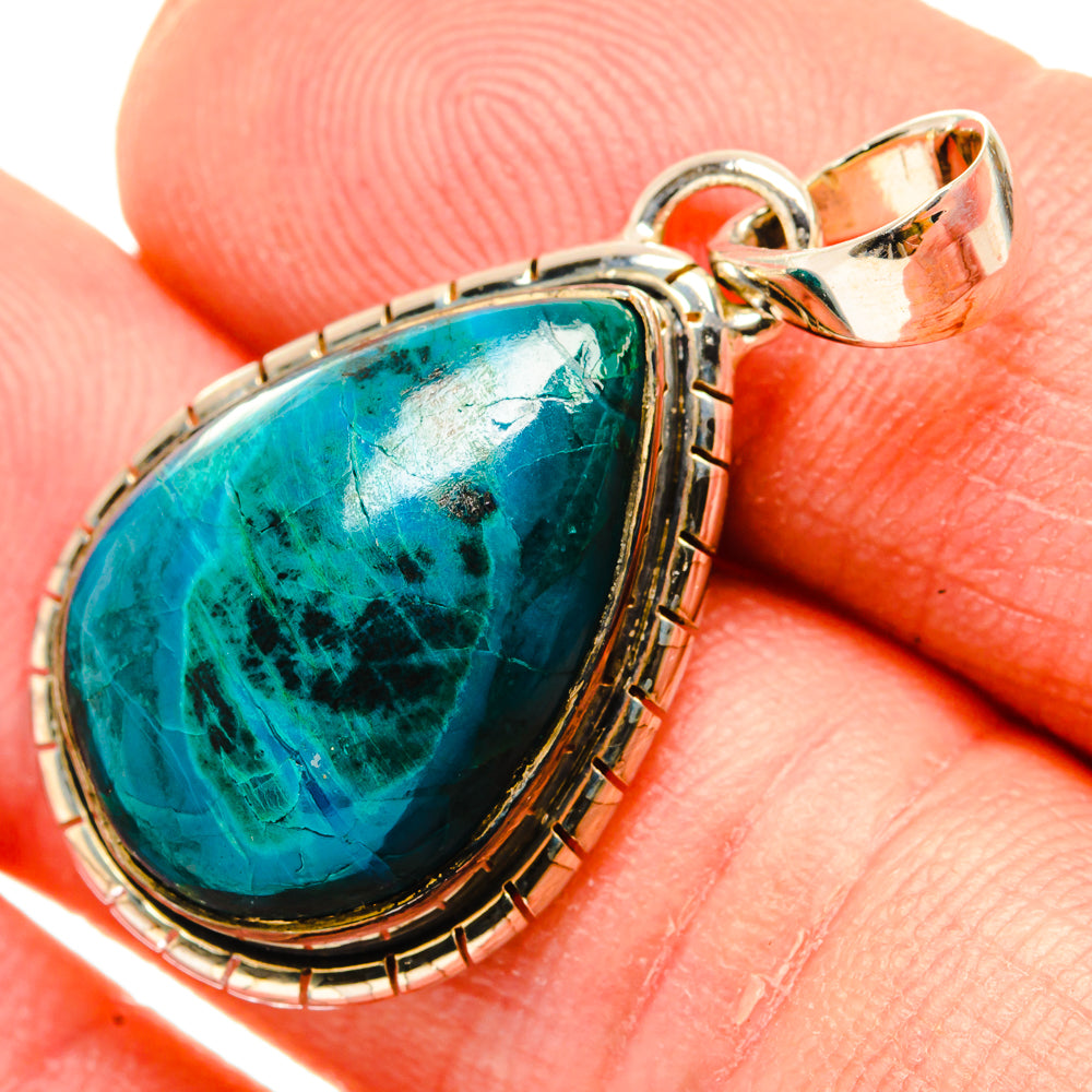 Chrysocolla Pendants handcrafted by Ana Silver Co - PD29618
