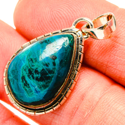Chrysocolla Pendants handcrafted by Ana Silver Co - PD29618
