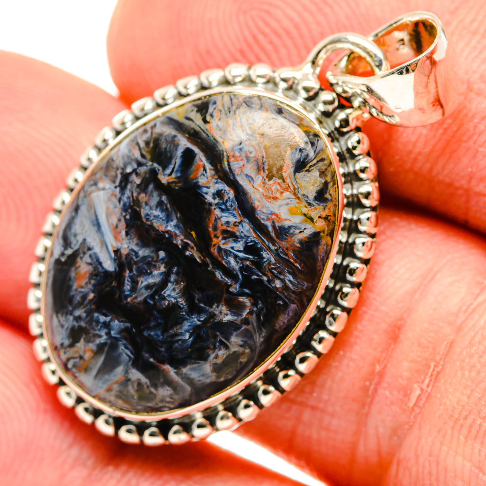 Pietersite Pendants handcrafted by Ana Silver Co - PD29630