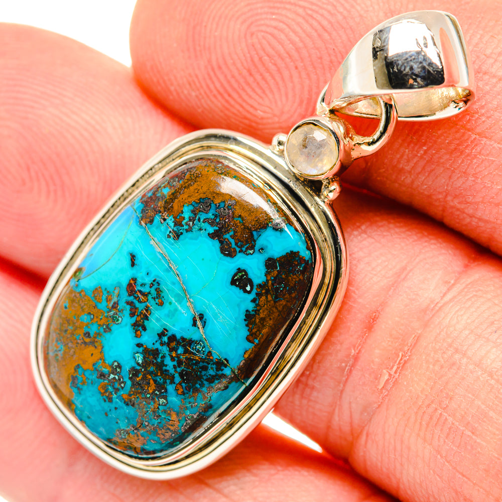 Shattuckite Pendants handcrafted by Ana Silver Co - PD29638