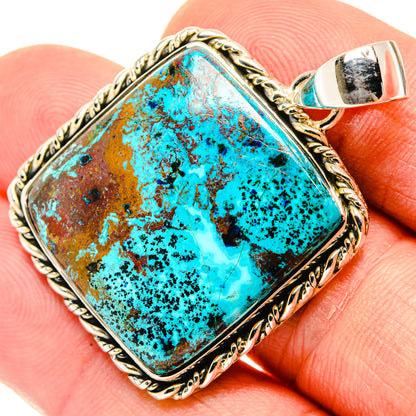 Shattuckite Pendants handcrafted by Ana Silver Co - PD29640