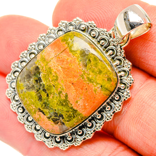 Unakite Pendants handcrafted by Ana Silver Co - PD29641