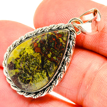 Dragon's Bloodstone Pendants handcrafted by Ana Silver Co - PD29649