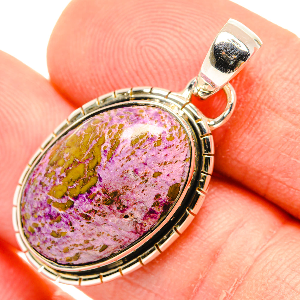 Stichtite Pendants handcrafted by Ana Silver Co - PD29655