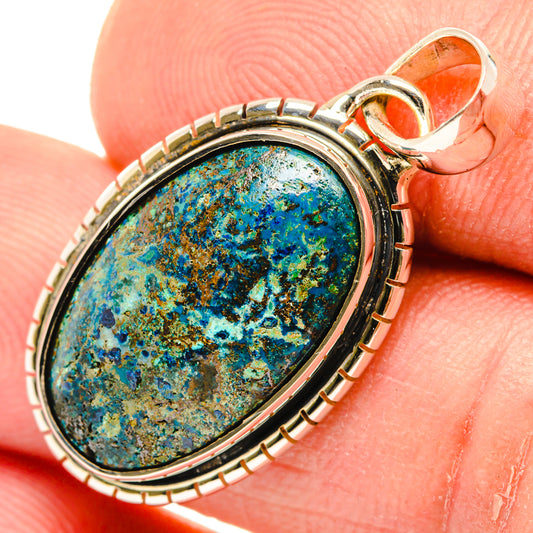 Azurite Pendants handcrafted by Ana Silver Co - PD29657