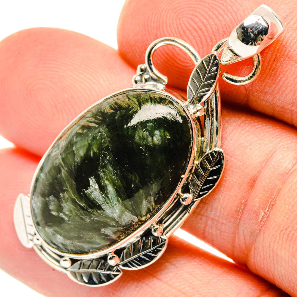 Seraphinite Pendants handcrafted by Ana Silver Co - PD29658