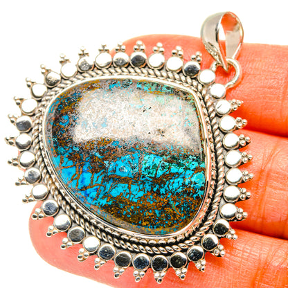 Shattuckite Pendants handcrafted by Ana Silver Co - PD29659