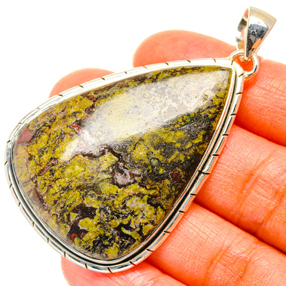 Dragon's Blood Stone Pendants handcrafted by Ana Silver Co - PD29663