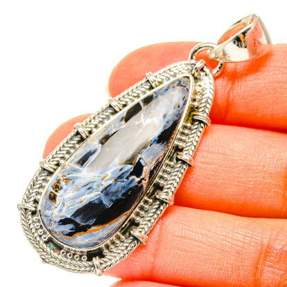 Pietersite Pendants handcrafted by Ana Silver Co - PD29667