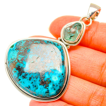 Shattuckite Pendants handcrafted by Ana Silver Co - PD29668