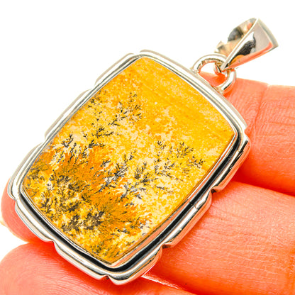 Germany Psilomelane Dendrite Pendants handcrafted by Ana Silver Co - PD29676