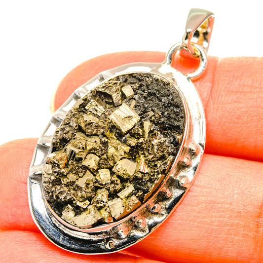 Pyrite Pendants handcrafted by Ana Silver Co - PD29681