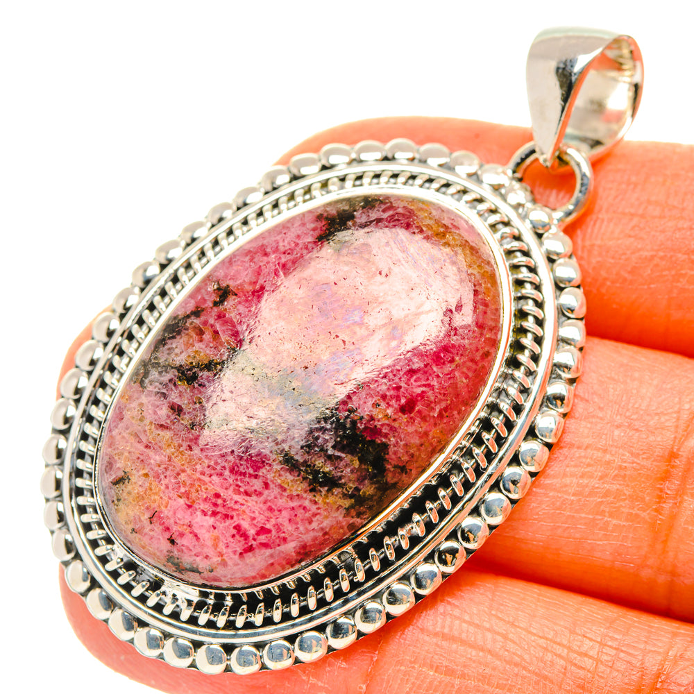 Rhodonite Pendants handcrafted by Ana Silver Co - PD29685